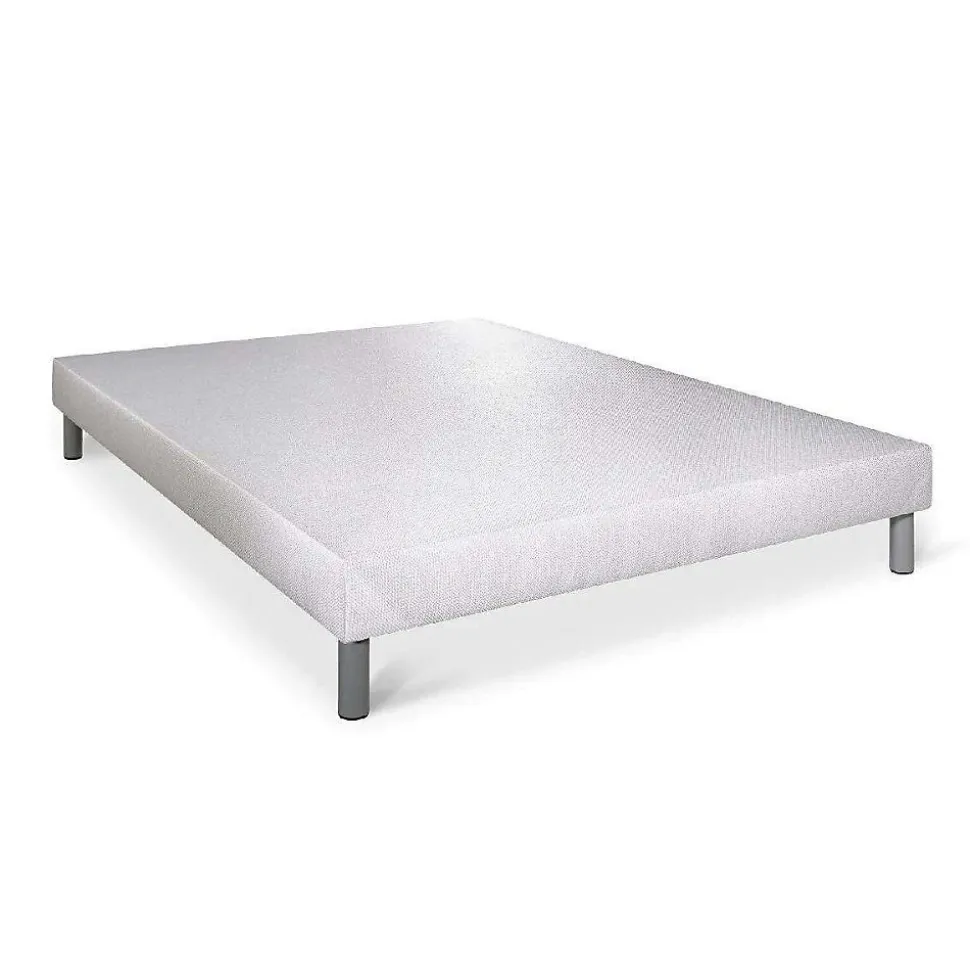 Sommier tapissier blanc 160x200