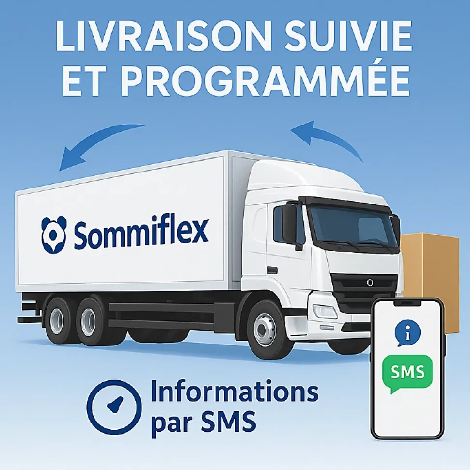 SOMMIER TAPISSIER BLANC 90x200 cm FABRICATION FRANÇAISE ARTISANALE PIEDS OFFERTS HAUTEUR avec PIEDS 27 cm