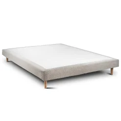 Sommier Tapissier Bouclette Beige 150x200 H29cm