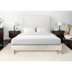 Sommier Tapissier Bouclette Beige 150x190 H29cm