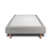 Sommier Tapissier Bouclette Gris 100x200 H35cm