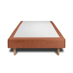 Sommier Tapissier Bouclette Terracotta 100x200 H35cm
