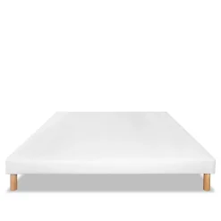 Sommier tapissier Capucine 140x190 cm Epaisseur 13 cm Blanc (pieds non inclus)