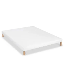 Sommier tapissier Capucine 140x190 cm Epaisseur 13 cm Blanc (pieds non inclus)