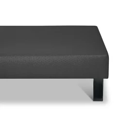 Sommier tapissier Capucine 90x190 cm Epaisseur 13 cm Gris anthracite (pieds non inclus)