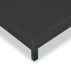 Sommier tapissier Capucine 160x200 cm Epaisseur 13 cm Gris anthracite (pieds non inclus)