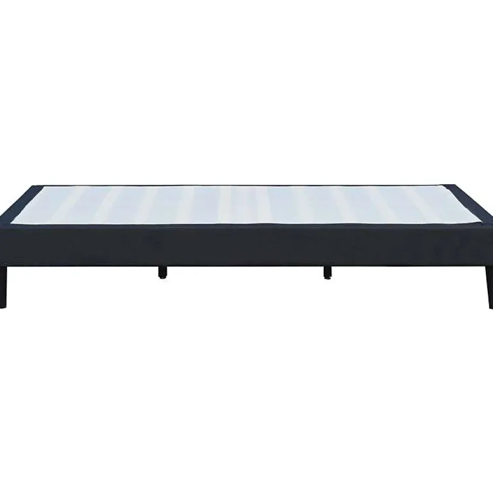 Sommier Tapissier Déhoussable 200x200 cm - 20 cm - 13 Lattes - Housse Lavable - Montage Rapide et Facile - Confort Optimal - SOMMI