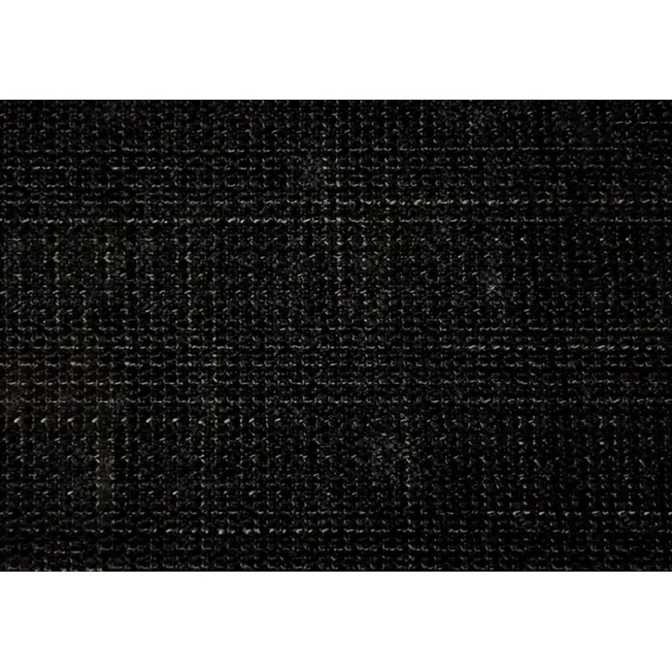 Sommier Tapissier Tissu Noir 80x200 H35cm