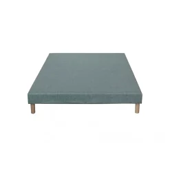 Sommier tapissier vert celadon 160x200