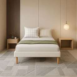 Sommier Tapissier 70x190 cm - 18 cm - Compatible avec Tous Matelas - Confort Optimal - Montage Rapide et Facile - 13 Lattes - ADRI