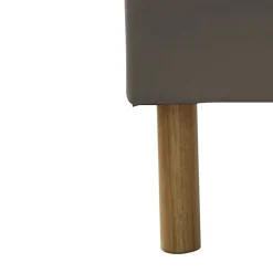 Sommier Tapissier 160x200 cm - 20 cm - 13 Lattes - Montage Rapide et Facile - Design Moderne et Esthétique - ADRIEN GRIS