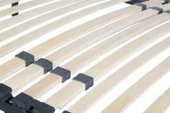 Sommier 200x200 Cadre à Lattes Renforcé Métal 1,4 mm 34 Lattes 9 mm 3,5 cm Confort Optimisé Soutien Réglable 4 Pieds x 29 cm - CAD