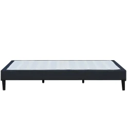 Sommier 80x190 cm - tapissier - déhoussable - pieds 20 cm - 13 lattes - montage rapide - confort optimal - - entretien facile