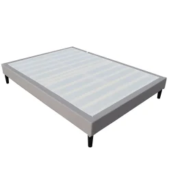 Sommier 180x200 cm dehoussable - pieds 20 cm - 2 x 13 lattes - soutien ferme - confort optimal - usage quotidien - literie