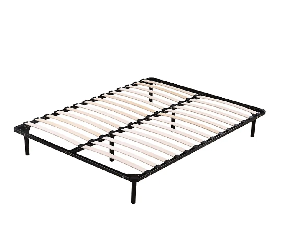 Sommier 140x190 cm Metal Solide et Confortable 29 cm - Montage Rapide - Lattes en Bois 14 en 9mm - Epaisseur Metal 1,2 mm - Idéal