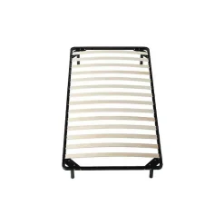 Sommier 90x190 cm Metal Solide et Confortable 29 cm - Montage Rapide - Lattes en Bois 14 en 9mm - Epaisseur Metal 1,2 mm - Idéal p