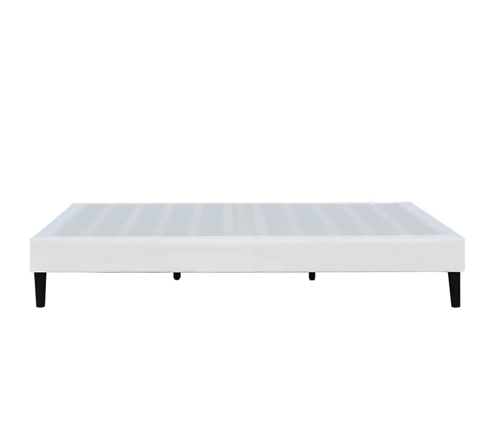 Sommier 120x200 cm Tapissier Déhoussable - 20 cm - 13 Lattes - Montage Rapide et Facile - Housse Lavable - Confort Optimal - SOMMI