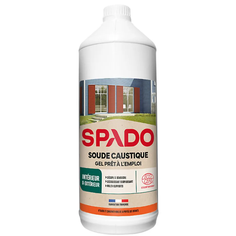 Spado Soude Caustique gel pêt à l'emploi 1L