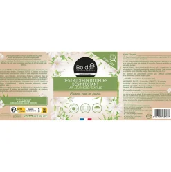 Spray destructeurs d'odeurs désinfectant Boldair 500ml
