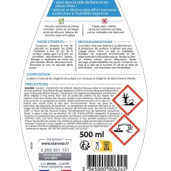 Spray nettoyant anti-traces noires joints salle de bains Starwax 500ml