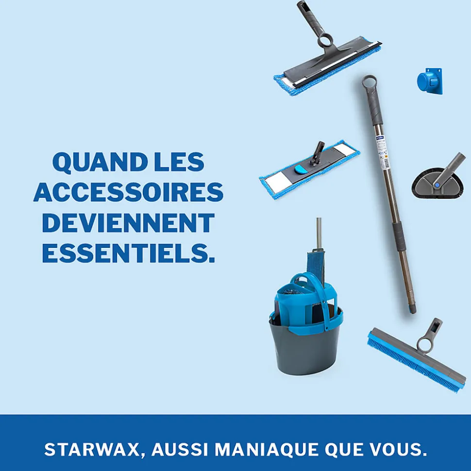 Support mural Clic Système multi-accessoires Starwax