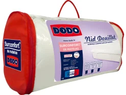 Surconfort de matelas 2 places DODO - 140x190 cm - NID DOUILLET