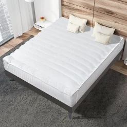 Surmatelas 4 cm Wellness 180x200 cm Fibres creuses polyester