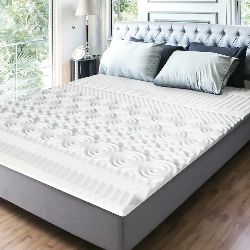 Surmatelas à mémoire de forme 140 x 190 Blanc Générique