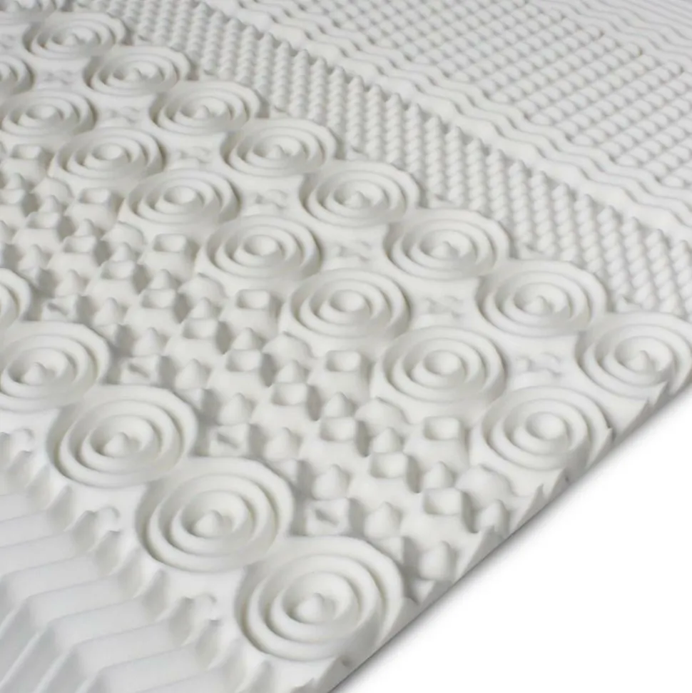 Surmatelas à mémoire de forme 140 x 190 Blanc Générique