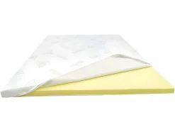 Surmatelas 140 x 190 cm luxe mémoire de forme coutil aloe vera ép.5cm - LACETO de NATUREA