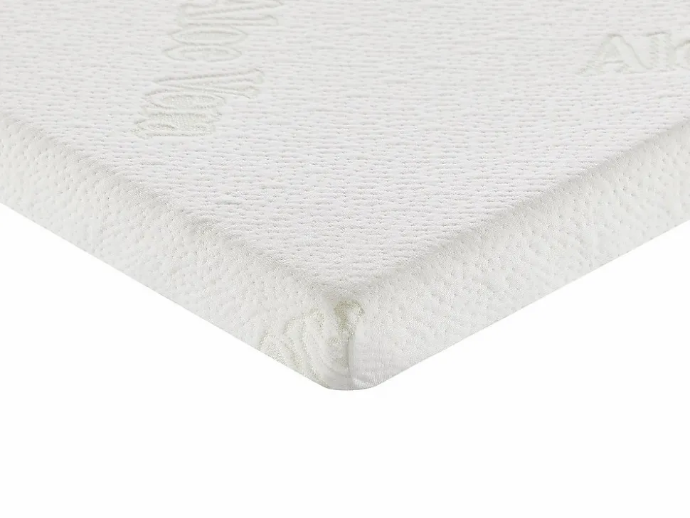 Surmatelas 160 x 200 cm luxe mémoire de forme coutil aloe vera ép.5cm - LACETO de NATUREA