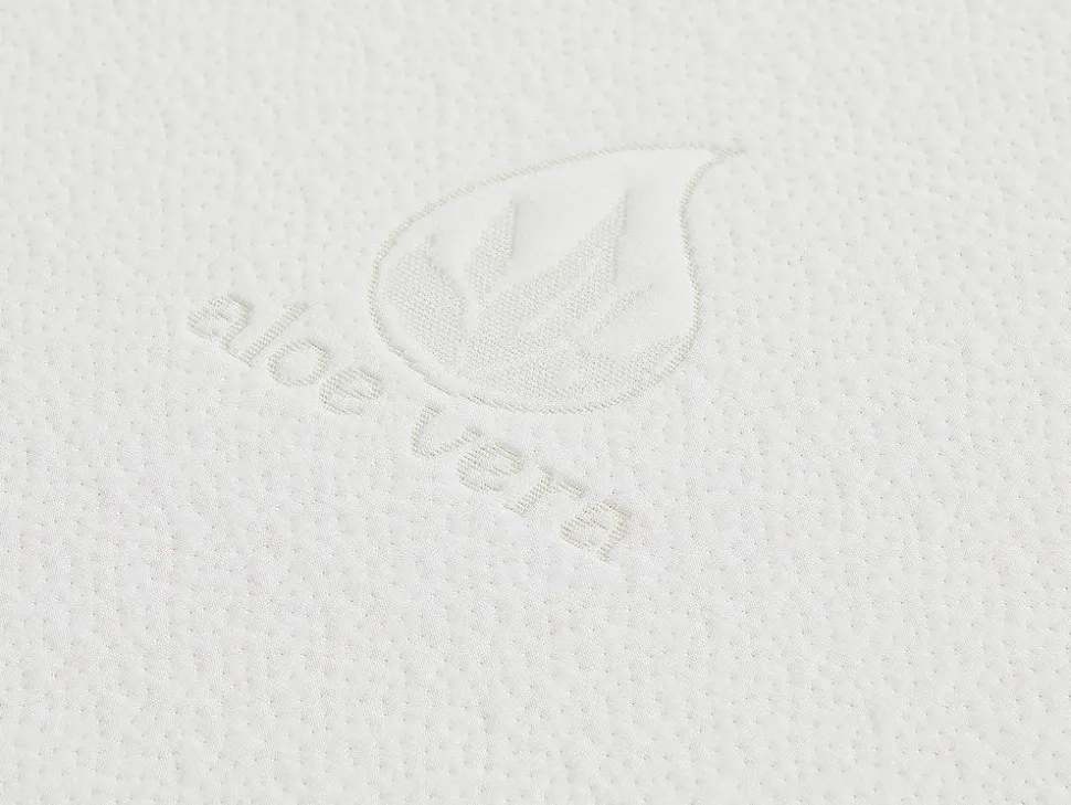 Surmatelas 160 x 200 cm luxe mémoire de forme coutil aloe vera ép.5cm - LACETO de NATUREA