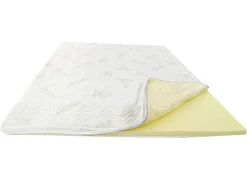 Surmatelas 180 x 200 cm mémoire de forme coutil aloe vera ép.5cm - ANTASSE de NATUREA
