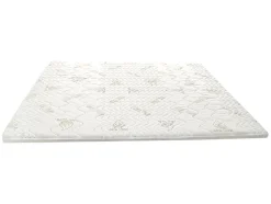 Surmatelas 160 x 200 cm mémoire de forme coutil aloe vera ép.5cm - ANTASSE de NATUREA