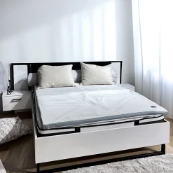 Surmatelas 180 x 200 cm mousse mémoire de forme et gel AirFeel™ - LUNA