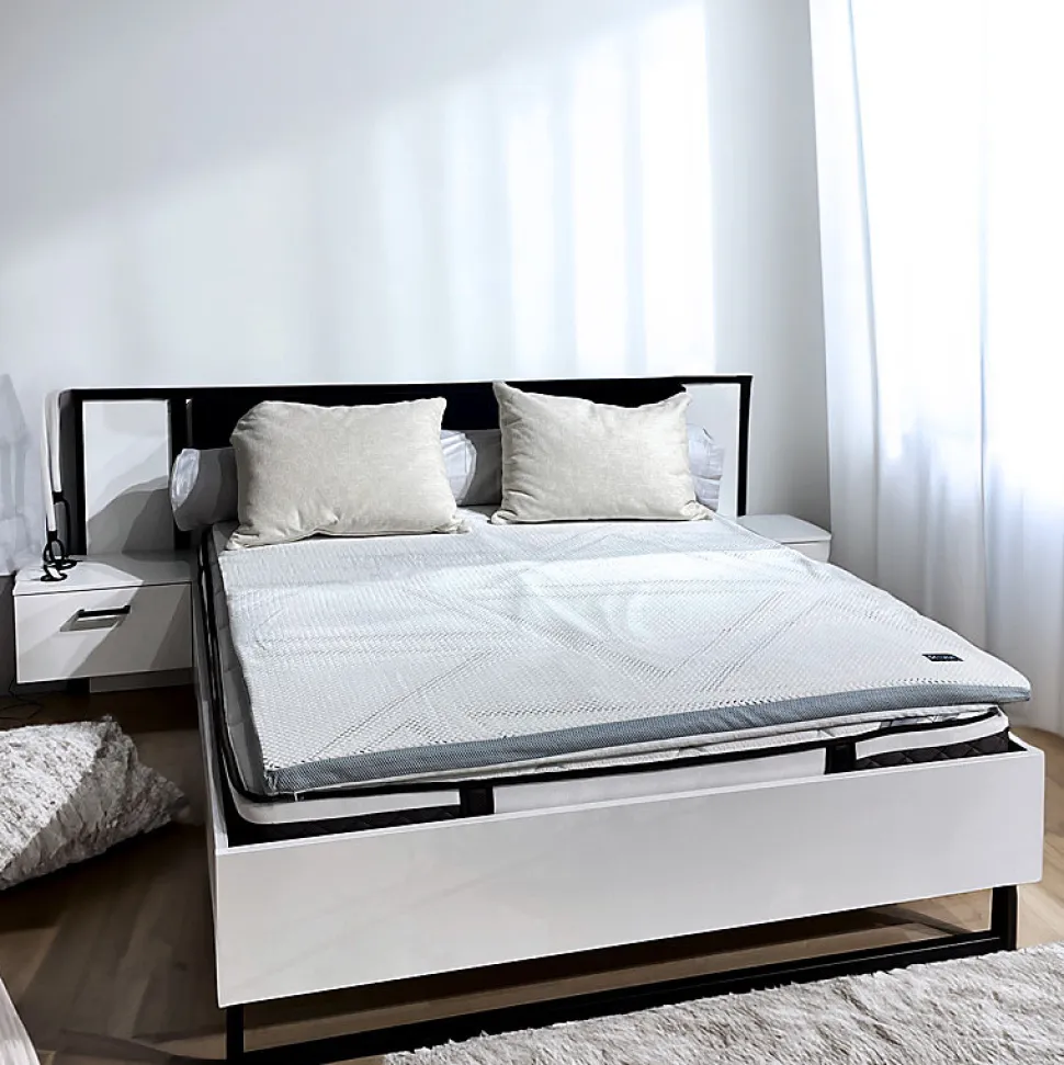 Surmatelas 180 x 200 cm mousse mémoire de forme et gel AirFeel™ - LUNA