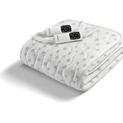 Surmatelas Chauffant - Imetec - 2 Places Adapto, 150x160 cm - 6 Températures Chauffage Rapide - 100 Coton - Température Constante