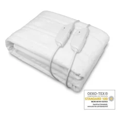 Surmatelas chauffant King Size MEDISANA - HU 676 XXL - 2 éléments de commande, 150 x 160 cm, 4 réglages de températures, lav
