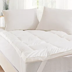 Surmatelas de confort 3 cm percale de coton 700 g/m² 160x200 cm CONFORT SOFT