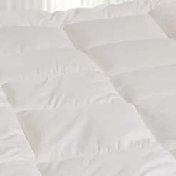 Surmatelas de confort 5 cm percale de coton 1100 g/m² 160x200 cm COZY CONFORT