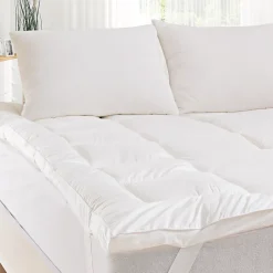 Surmatelas de confort 5 cm percale de coton 1100 g/m² 90x190 cm COZY CONFORT