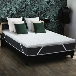 Surmatelas déhoussablatex 60 kg 3 zones confort 160x200