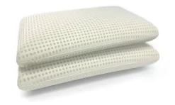 Surmatelas double Sagittaire, Ensemble matelas avec oreillers, surmatelas en mousse à mémoire de forme, 160x190xh5 cm