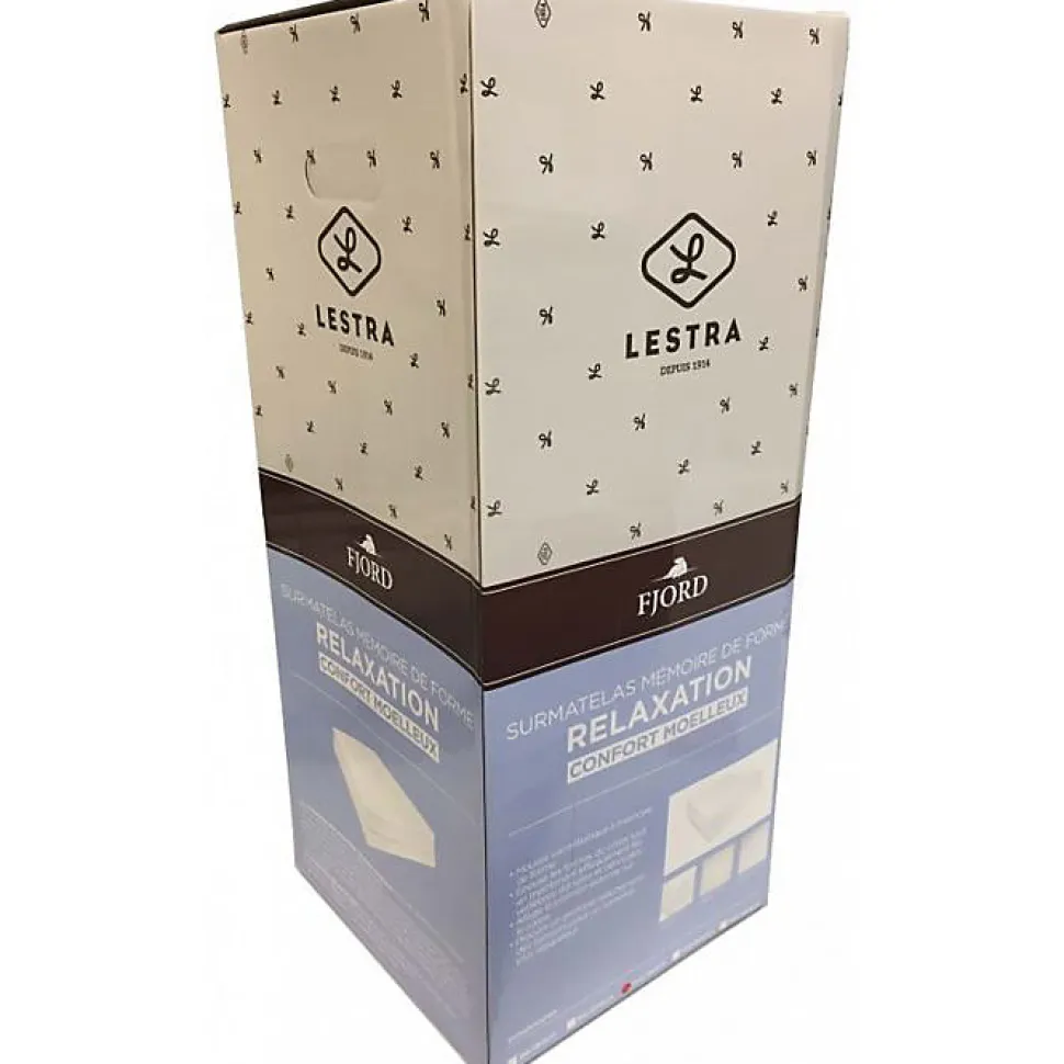 Surmatelas Lestra Fjord à mémoire de forme 80 x 200 cm Lestra