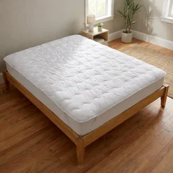 Surmatelas Moelleux 90x200 cm - Protege Matelas Impermeable - Housse Coton - 4 Coins Elastiques - Traitement Anti-Acarien