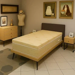 Surmatelas 90x190 - 5 cm - Déhoussable - Hyper Moelleux - Entretien Facile - Compatible lit standard - Confort optimal - SUR MATEL