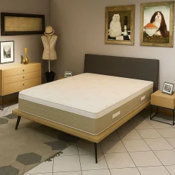 Surmatelas 100x200 - 4 cm - Hyper Moelleux - Dehoussable - Entretien Facile - Confort optimal - Idéal pour sommeil réparateur - SU