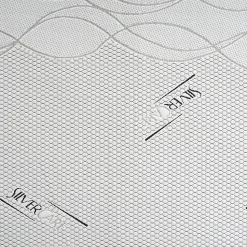 Sur-matelas 160x190 - Mousse à Mémoire De Forme - Epaisseur 5 cm - Revêtement Amovible Silver Fresh