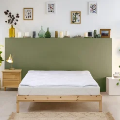 Surmatelas 140x190 cm Confort ANTI-ACARIENS