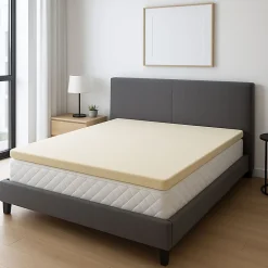 Surmatelas 160x200 cm Mousse à Mémoire de Forme - Hauteur 5 cm - Soutien Ferme - Confort Optimal - Usage Quotidien